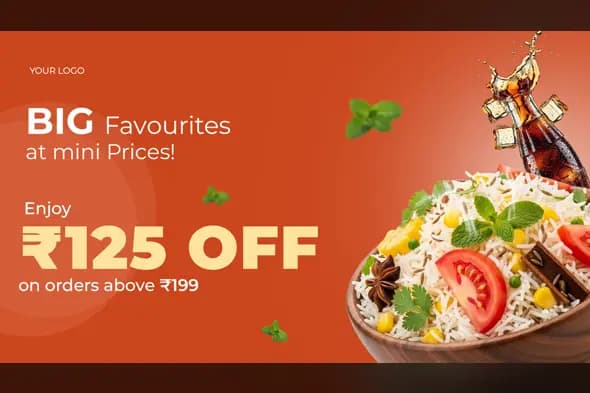 Appetizing Food Deal Banner Design