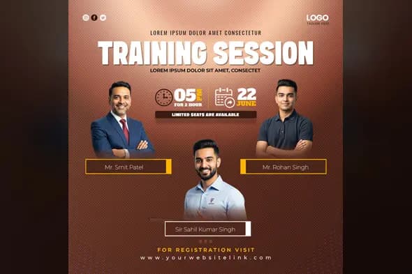 Professional Training Session Announcement Template
