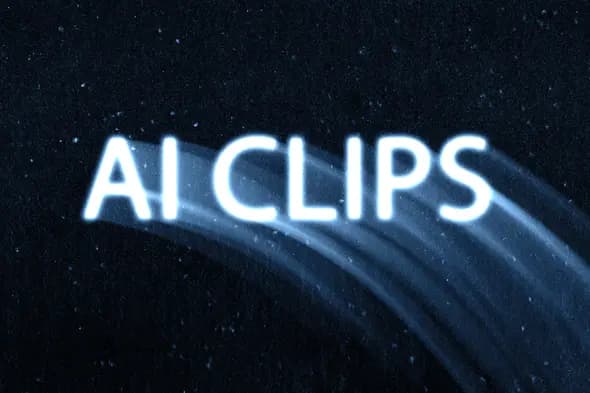 Neon Blue Light Streak Text