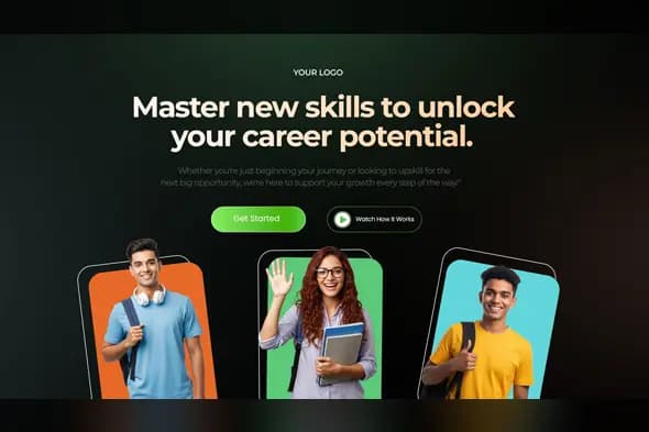 Professional Skill Development Ad Template