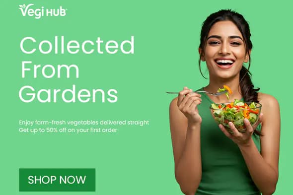 Fresh Vegetable Delivery Banner
