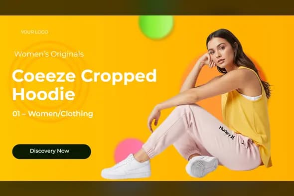 Vibrant Streetwear E-commerce Banner