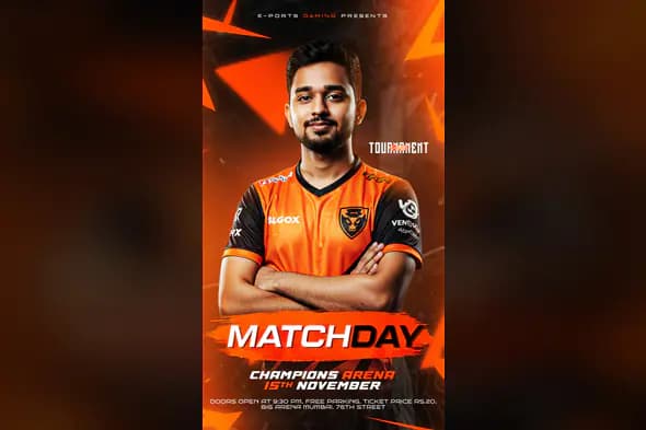 Esports Match Day Promotional Template