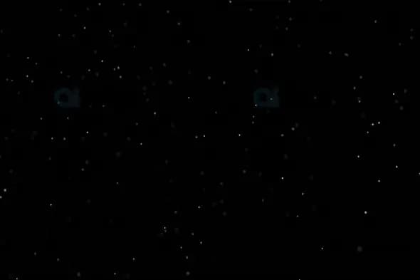 Light Snowfall on Black Background – Minimal Winter Particle Animation