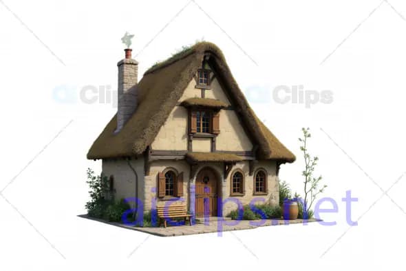 Enchanting Medieval Cottage - 3D Model