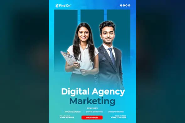 Digital Agency Marketing Services Template