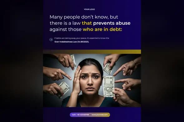 Debt Relief Legal Services Ad Design