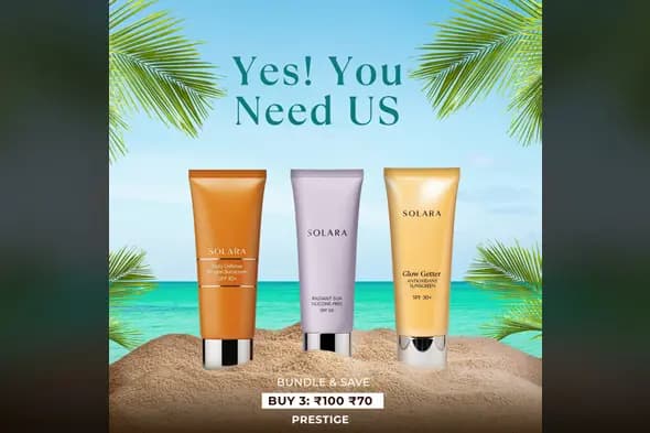 Tropical Sunscreen Bundle Ad Template