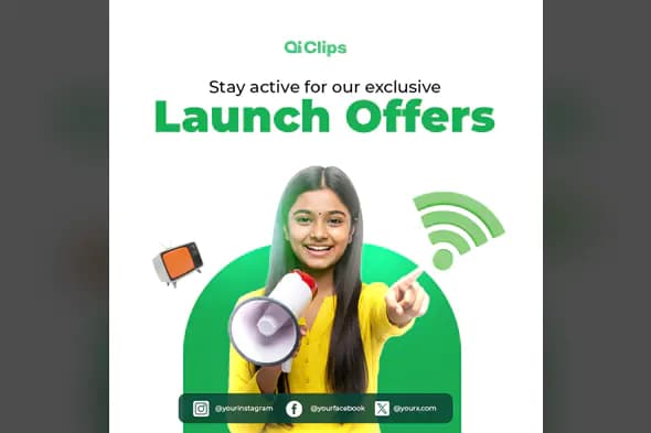 Exclusive Launch presents Promotion Template