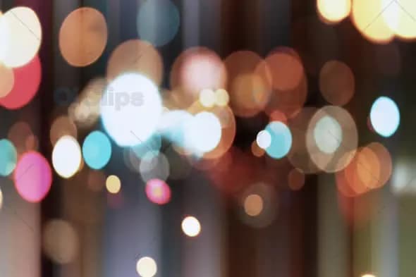 Vibrant Multicolor Bokeh Light Effect
