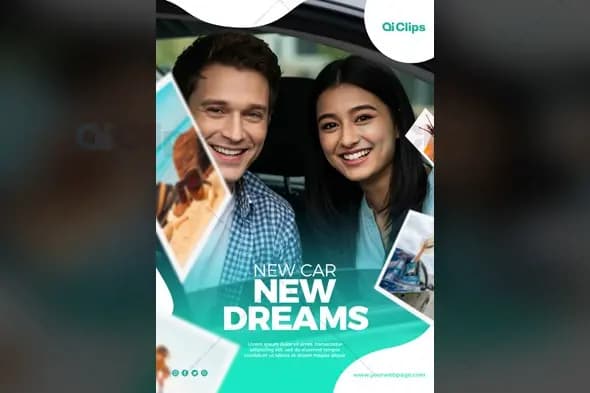 New Car Dreams Automotive Social Media Template
