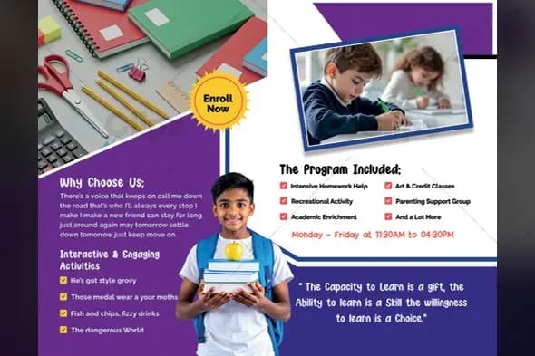After School Program Educational Service Template