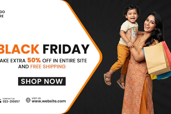 Black Friday Family Shopping Template