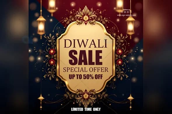 Diwali Sale Special Offer Banner