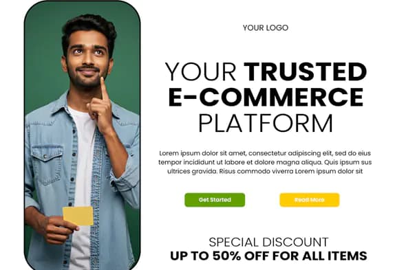 E-Commerce Platform Promotion Template