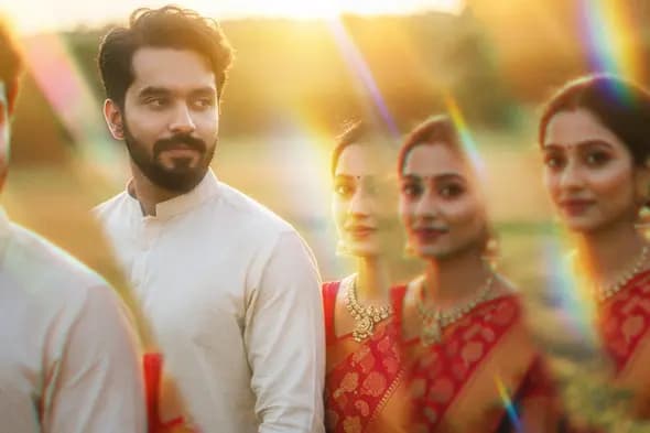 Prism Light Effect  Dreamy Wedding Photo Effect