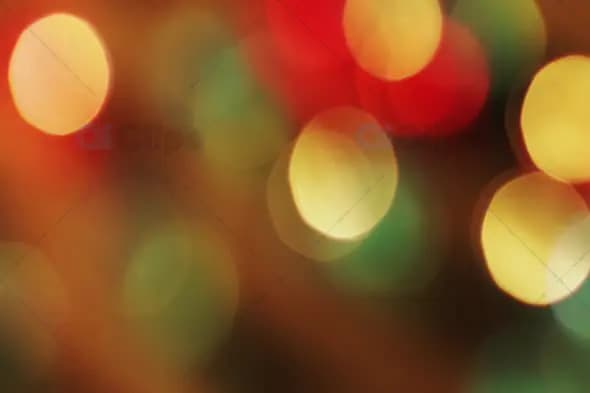 Red and Orange Bokeh Lights