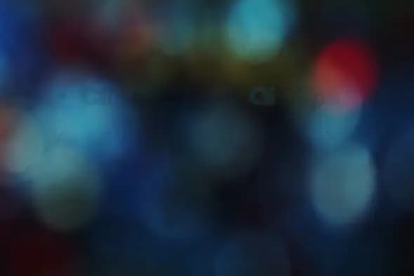 Dreamy Blue and Red Bokeh Lights for Atmospheric Motion Graphics