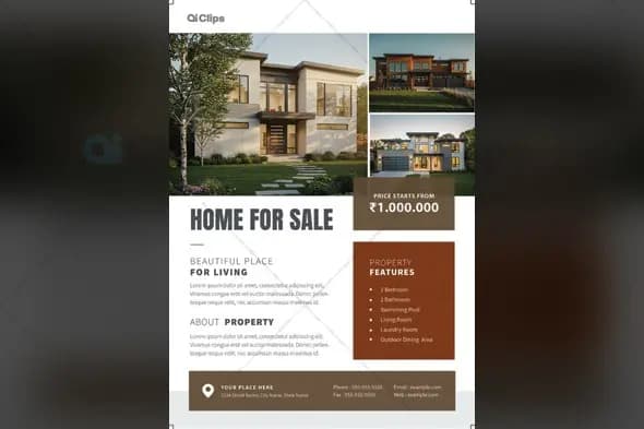 Modern Luxury Home Real Estate Marketing Template
