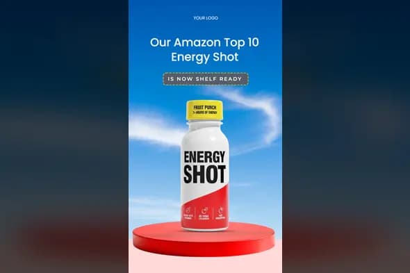 Energy Drink Product Launch Template