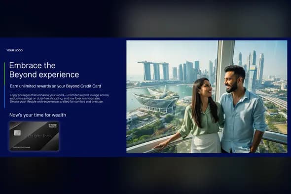 Elite Credit Card Lifestyle Ad Template