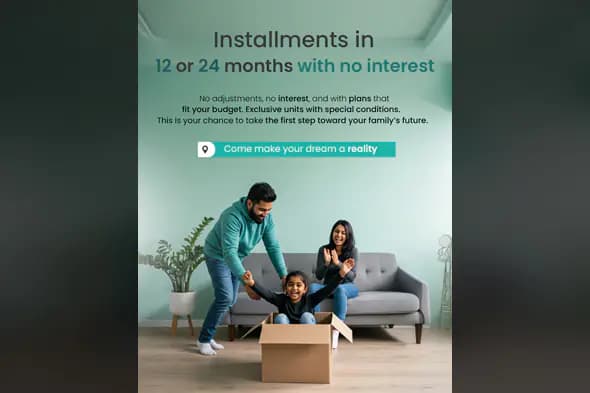 No Interest Installment Plan Real Estate PSD Banner
