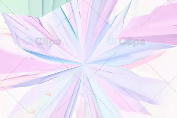 Pastel Abstract Geometric Burst - Soft Colorful Animation