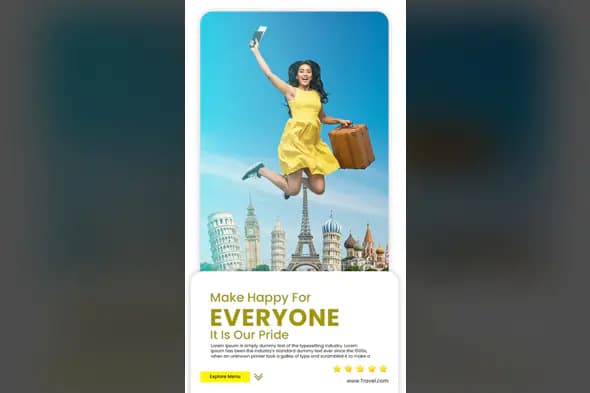 Joyful Travel Social Media Template