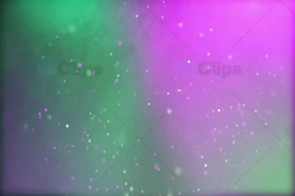 Purple and Orange Smoke with Floating Particles - Dreamy Atmosphere