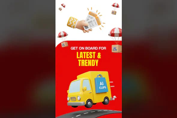 AIClips Trendy Delivery Promo Banner