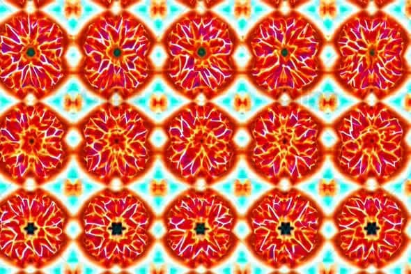 Vibrant Kaleidoscopic Pattern – Abstract Geometric Motion