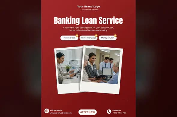 Banking Loan Service Promo Template