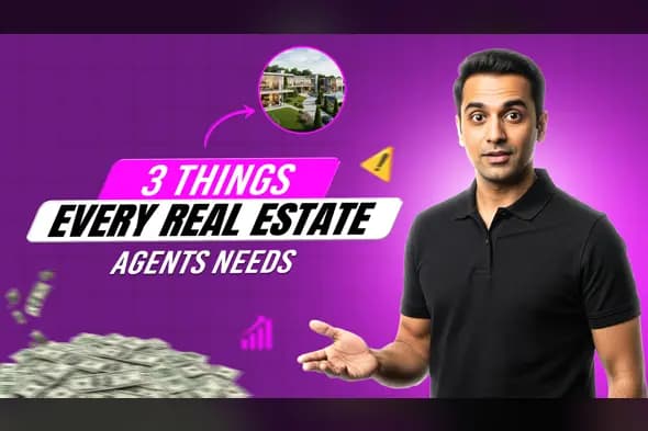 Real Estate Agent Tips Thumbnail Template