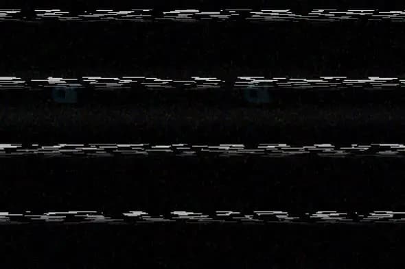Vintage TV Static Glitch - Analog Signal Breakdown Motion Graphic
