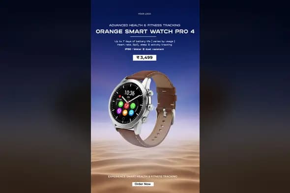 Wearable Technology Ad Template