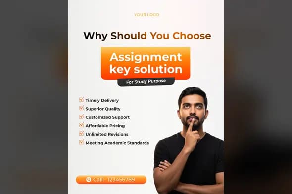 Academic Tutoring & Assignment Help Ad Template