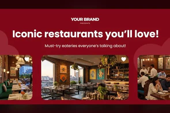 Premium Restaurant Guide Banner Template