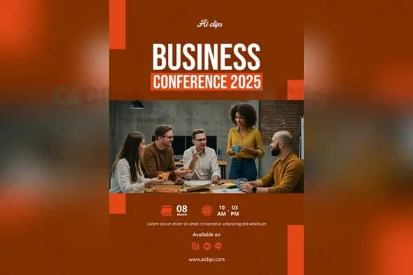Business Conference 2025 Flyer