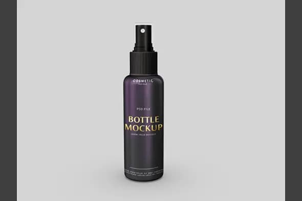 Luxury Spray Bottle Mockup