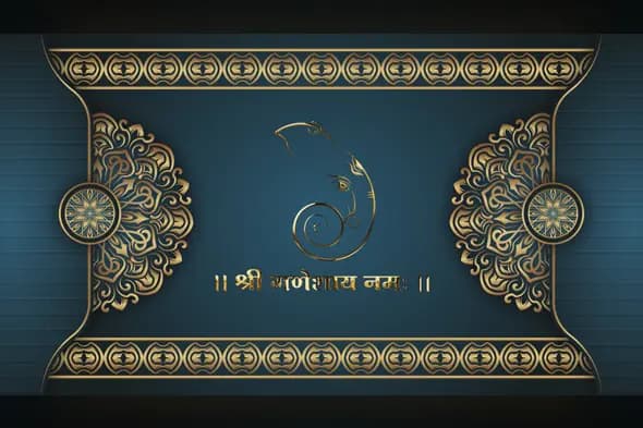 Elegant Ganesh Mandala Title Design with Edius 8 Pro