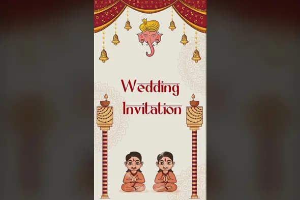 Traditional Indian Wedding Invitation Template with Edius 8 Pro
