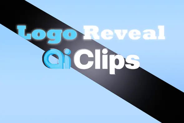 Sleek Glass Logo Reveal Animation