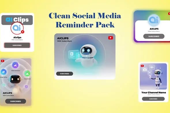 Sleek Social Media Notification Pack