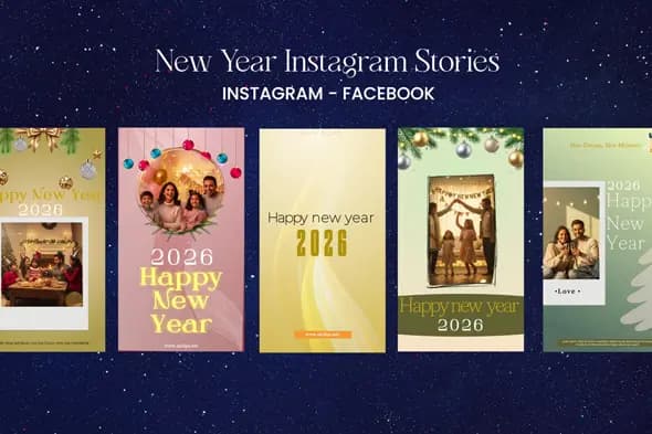 2026 New Year Instagram Stories Pack