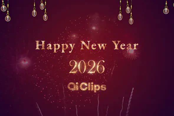 Sparkling New Year 2026 Intro Template