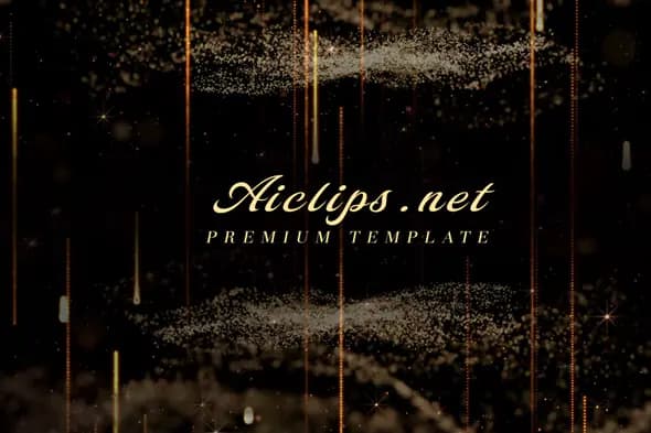 Opulent Golden Sparkle Logo Showcase