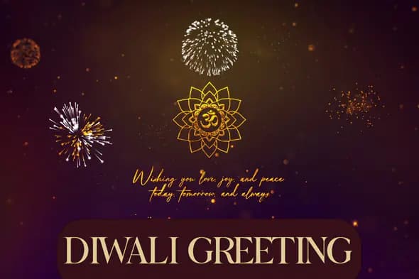 Diwali Greeting Animation Template
