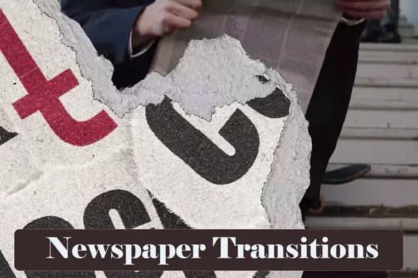 Dynamic Newsprint Rip Transitions