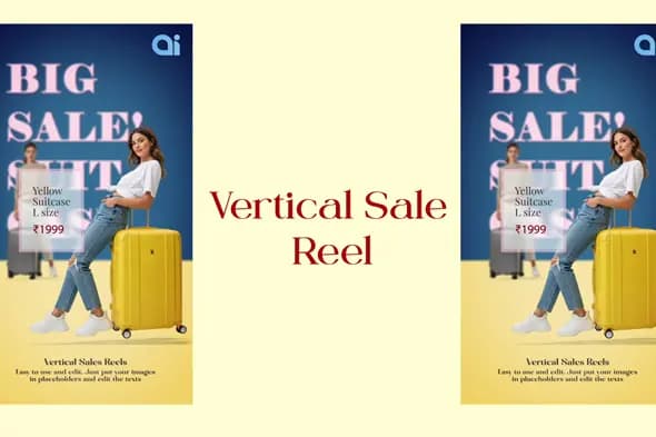Modern Vertical Sale Reel for Social Media