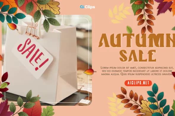 Autumn Sale Video Template